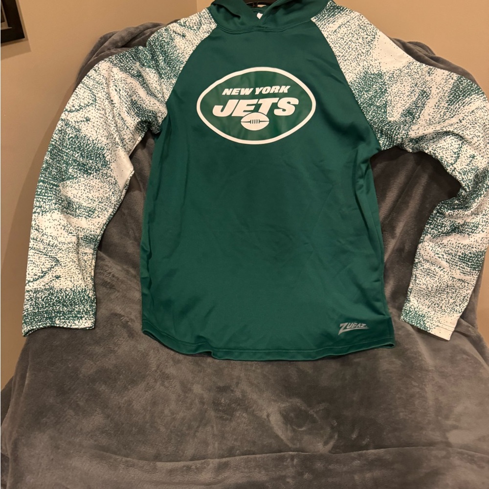 NFL Team Apparel NY Jets Hoodie Size Medium
